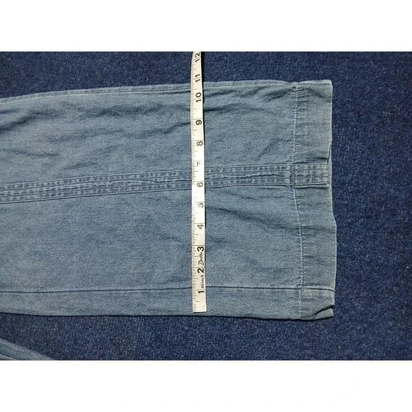 American Eagle Wide Leg  Blue Jeans Button fly  Size 00 - Picture 11 of 13